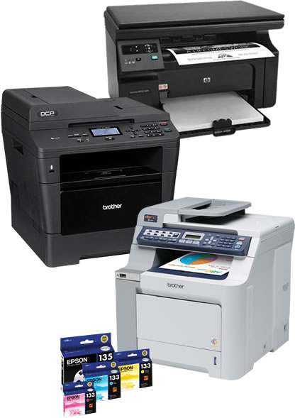 Impressoras, suprimentos e serviços